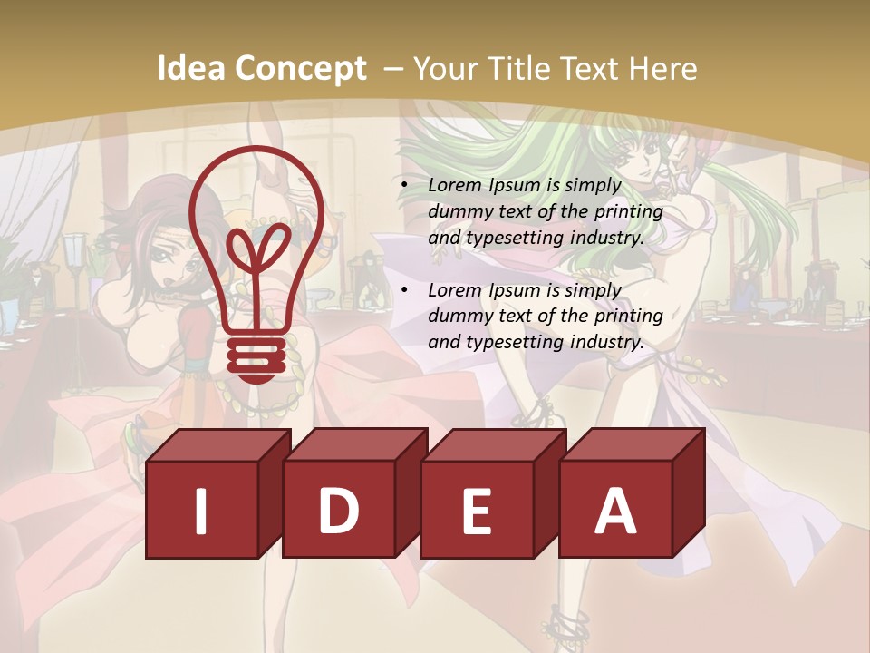 Two Women Dressed In Lingerie Dancing In A Room PowerPoint Template