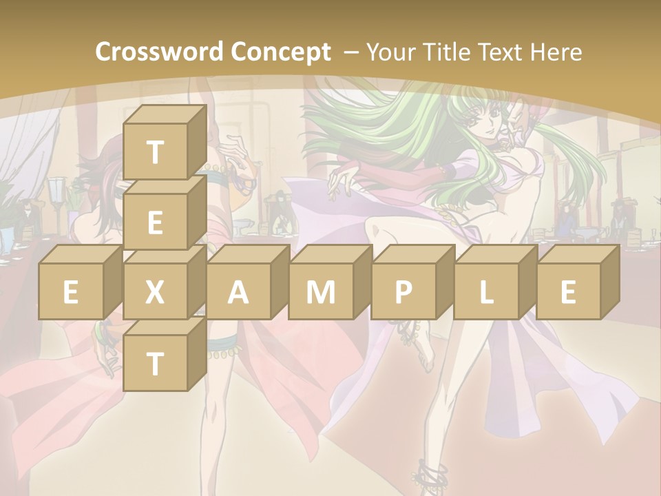 Two Women Dressed In Lingerie Dancing In A Room PowerPoint Template