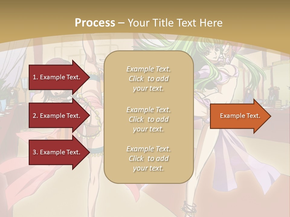 Two Women Dressed In Lingerie Dancing In A Room PowerPoint Template