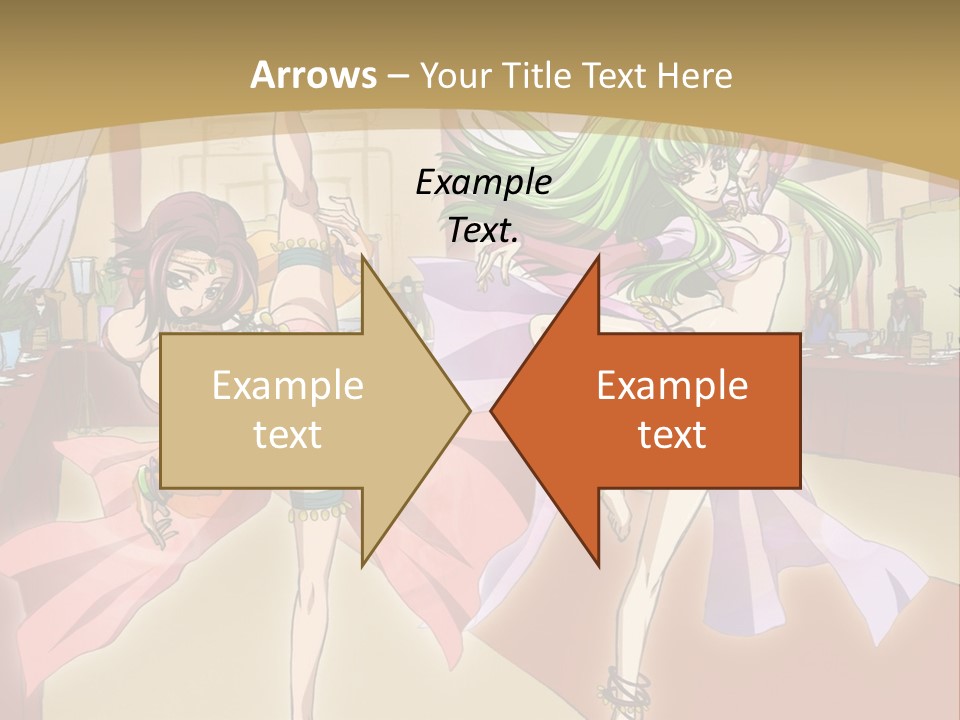 Two Women Dressed In Lingerie Dancing In A Room PowerPoint Template