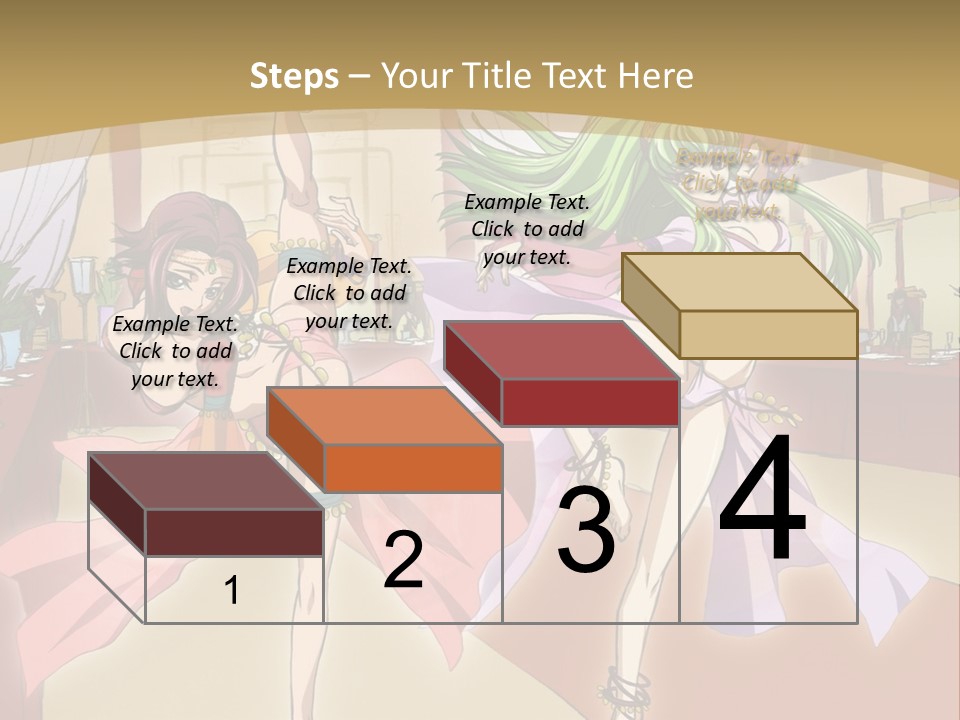 Two Women Dressed In Lingerie Dancing In A Room PowerPoint Template