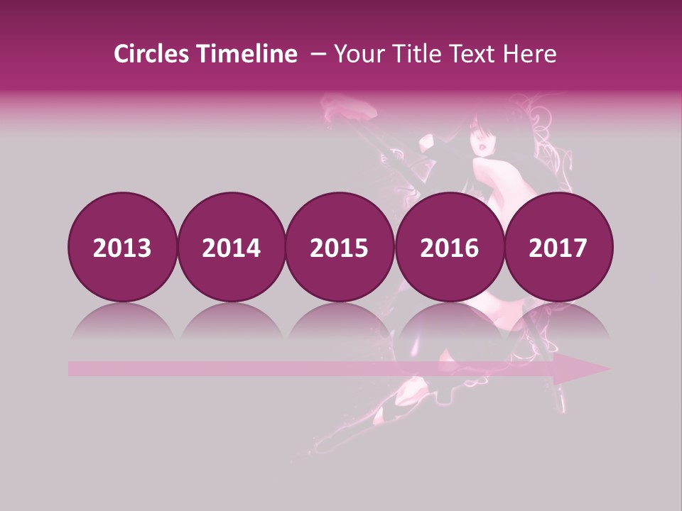 A Woman In A Black Outfit Is Holding A Sword PowerPoint Template