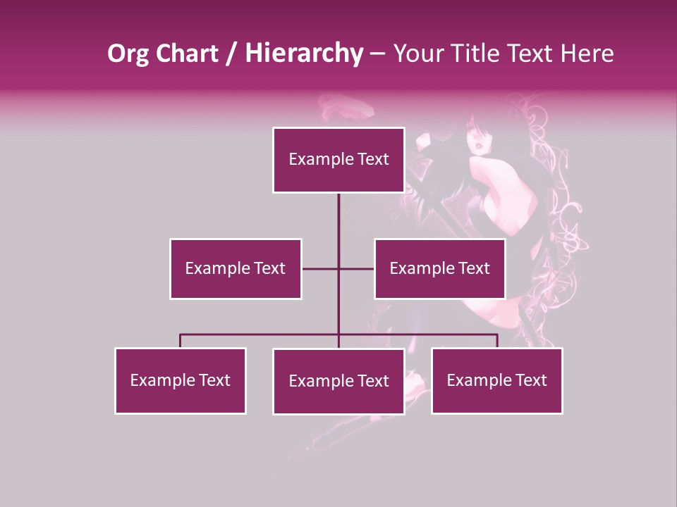 A Woman In A Black Outfit Is Holding A Sword PowerPoint Template