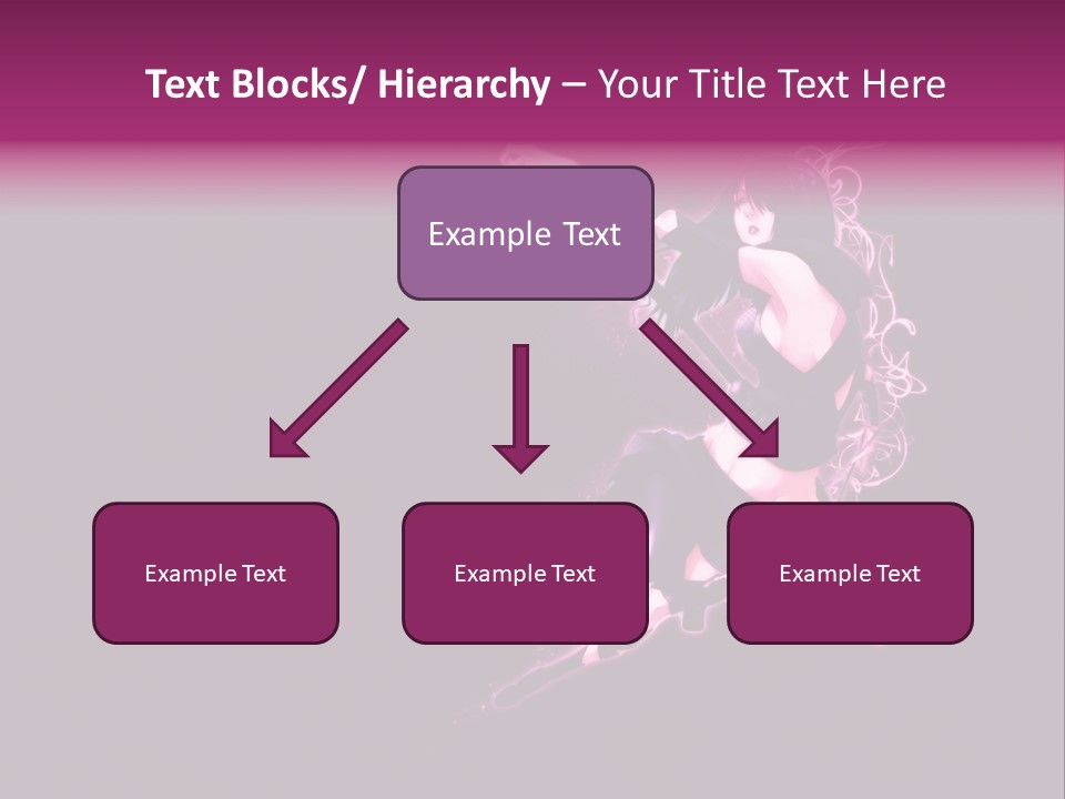 A Woman In A Black Outfit Is Holding A Sword PowerPoint Template