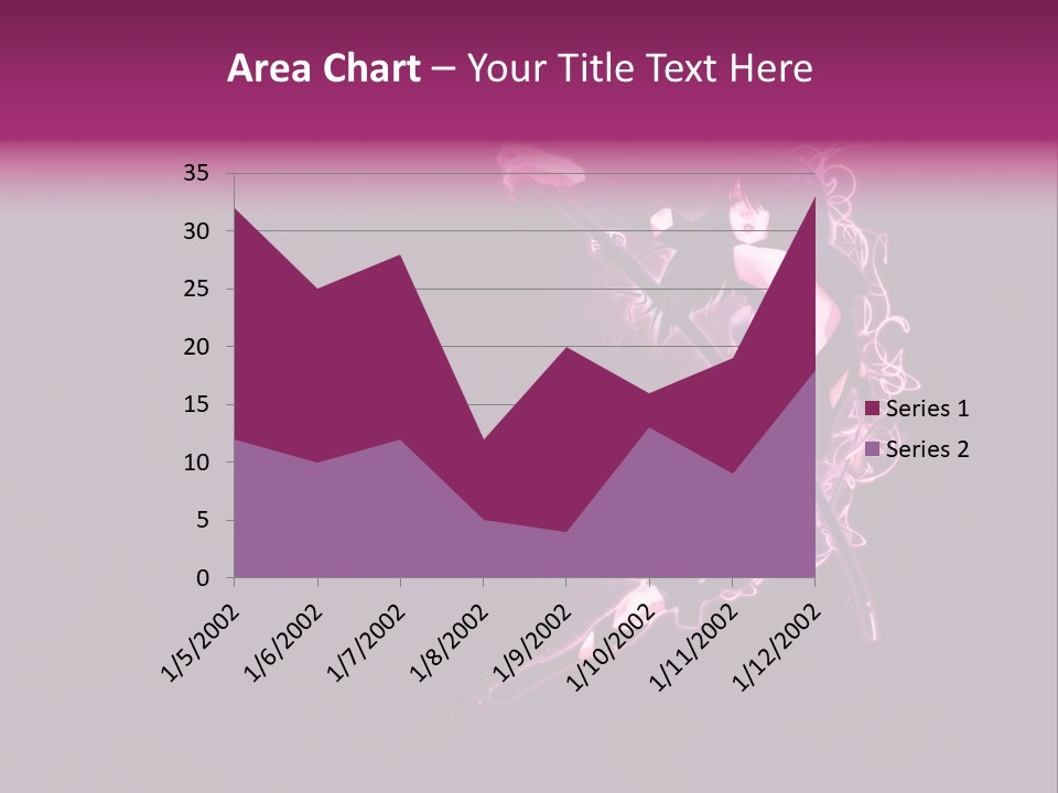 A Woman In A Black Outfit Is Holding A Sword PowerPoint Template