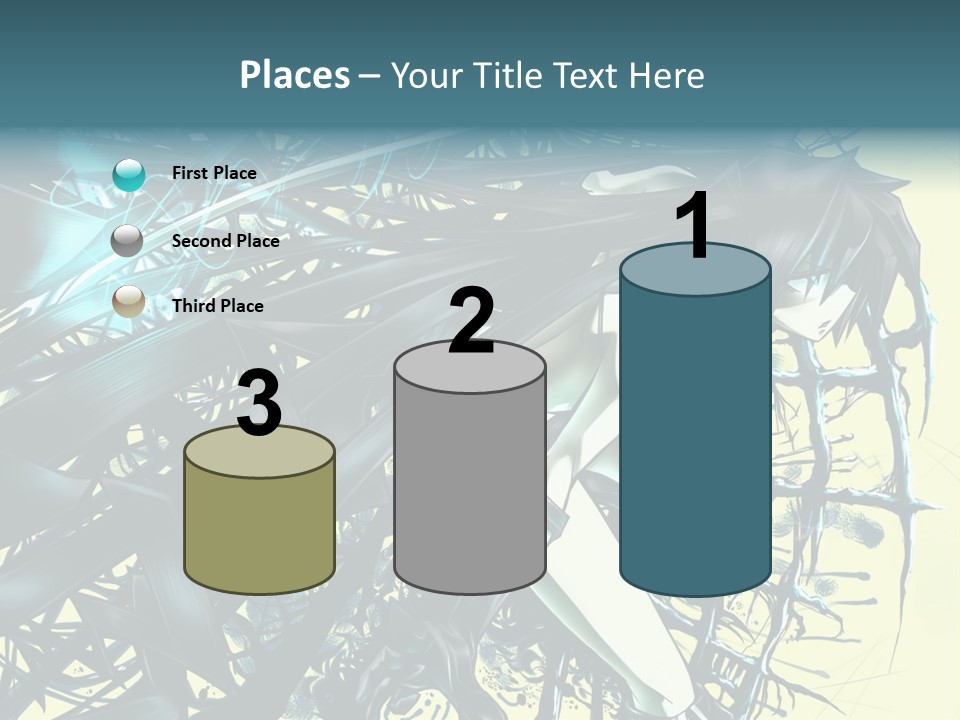 A Woman With Long Black Hair Holding A Sword PowerPoint Template