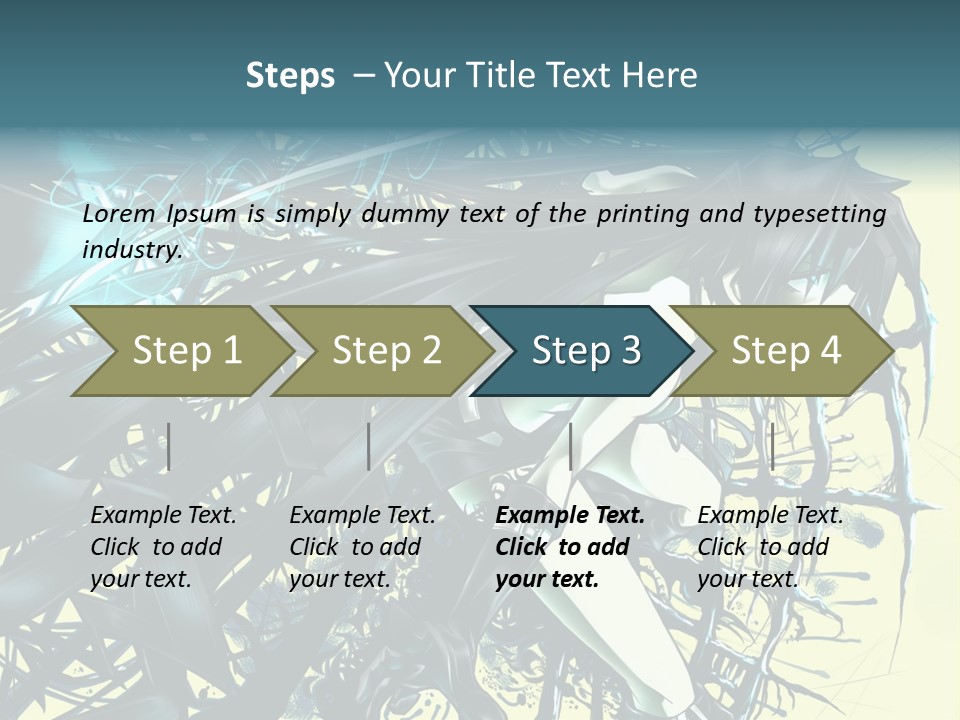 A Woman With Long Black Hair Holding A Sword PowerPoint Template