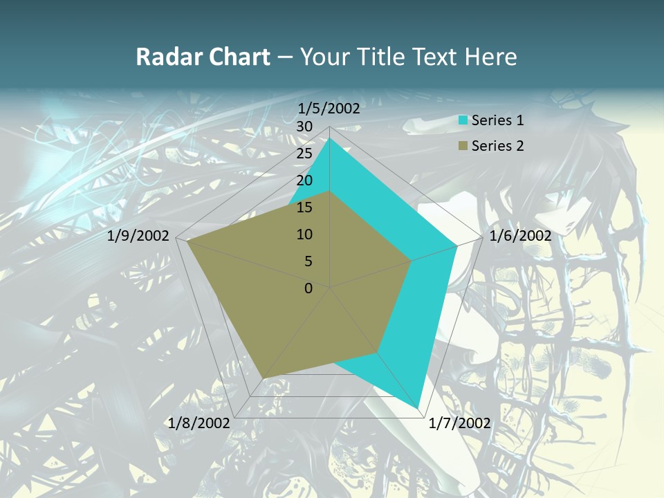 A Woman With Long Black Hair Holding A Sword PowerPoint Template