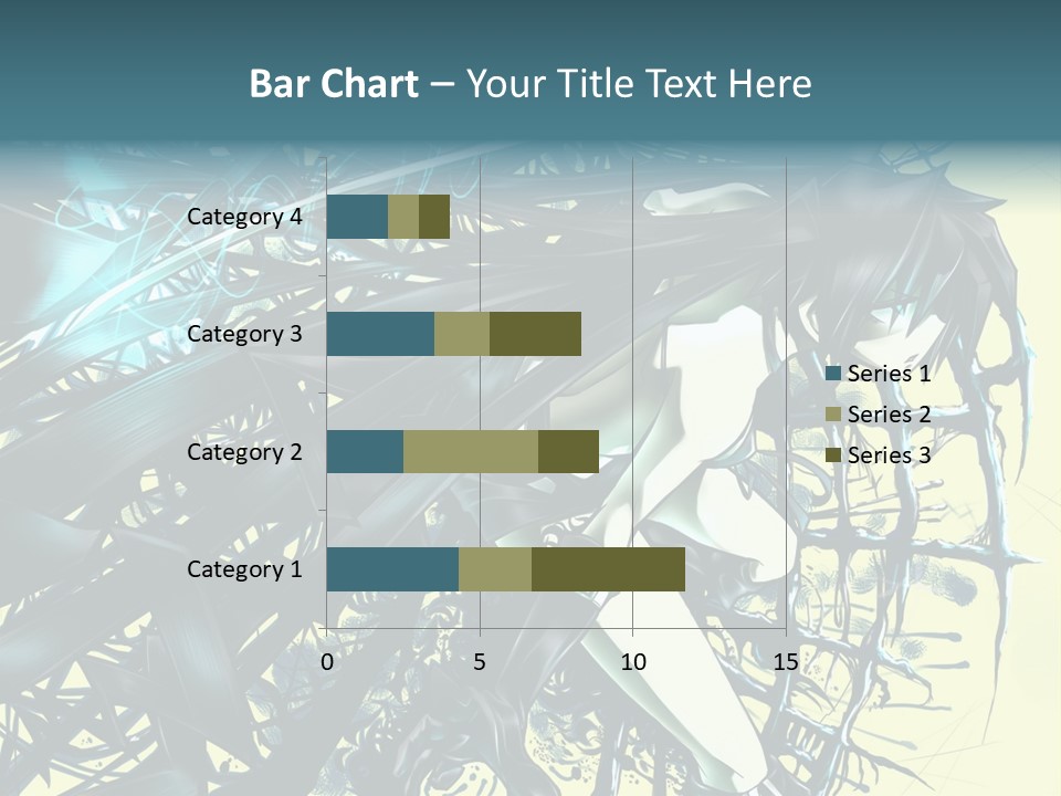 A Woman With Long Black Hair Holding A Sword PowerPoint Template