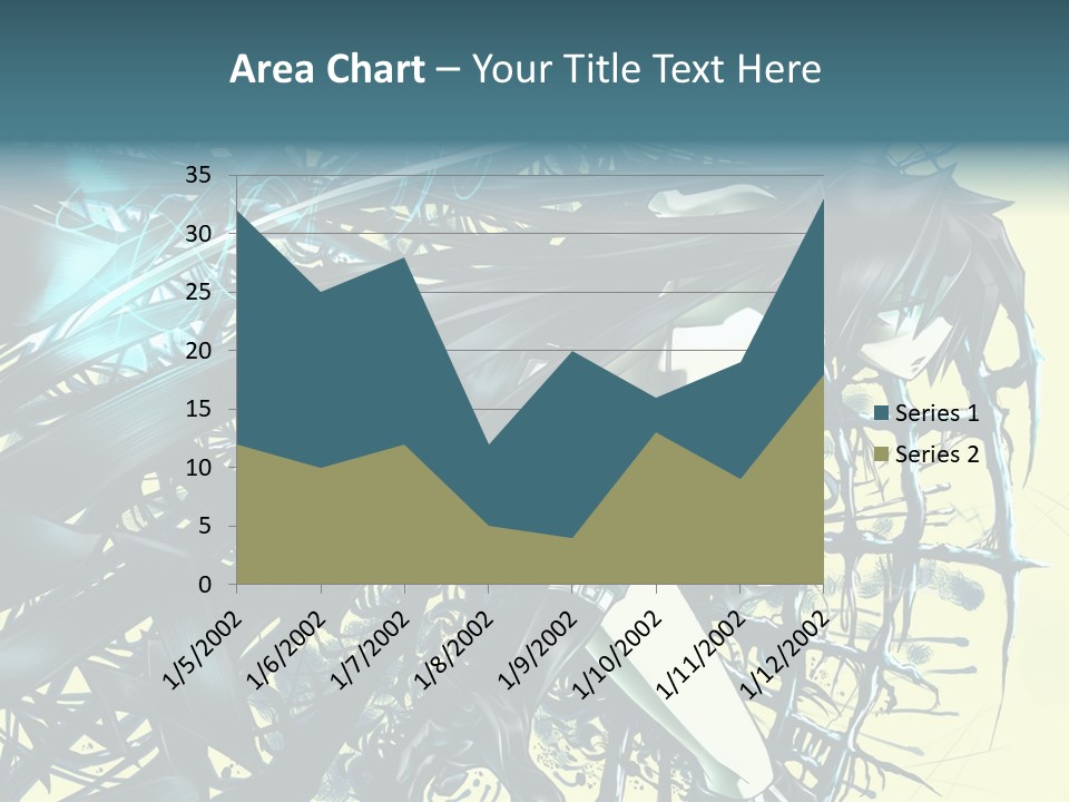 A Woman With Long Black Hair Holding A Sword PowerPoint Template