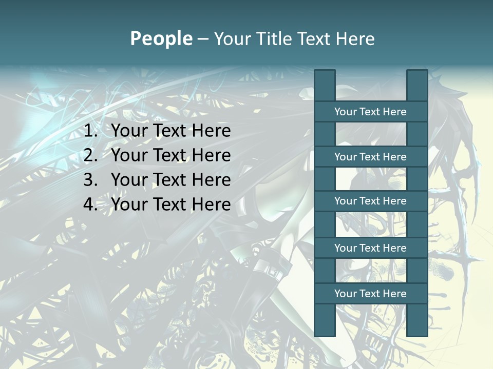 A Woman With Long Black Hair Holding A Sword PowerPoint Template