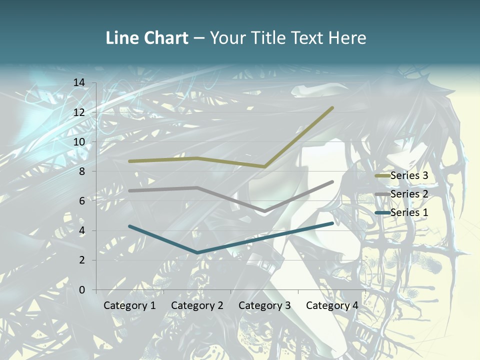 A Woman With Long Black Hair Holding A Sword PowerPoint Template