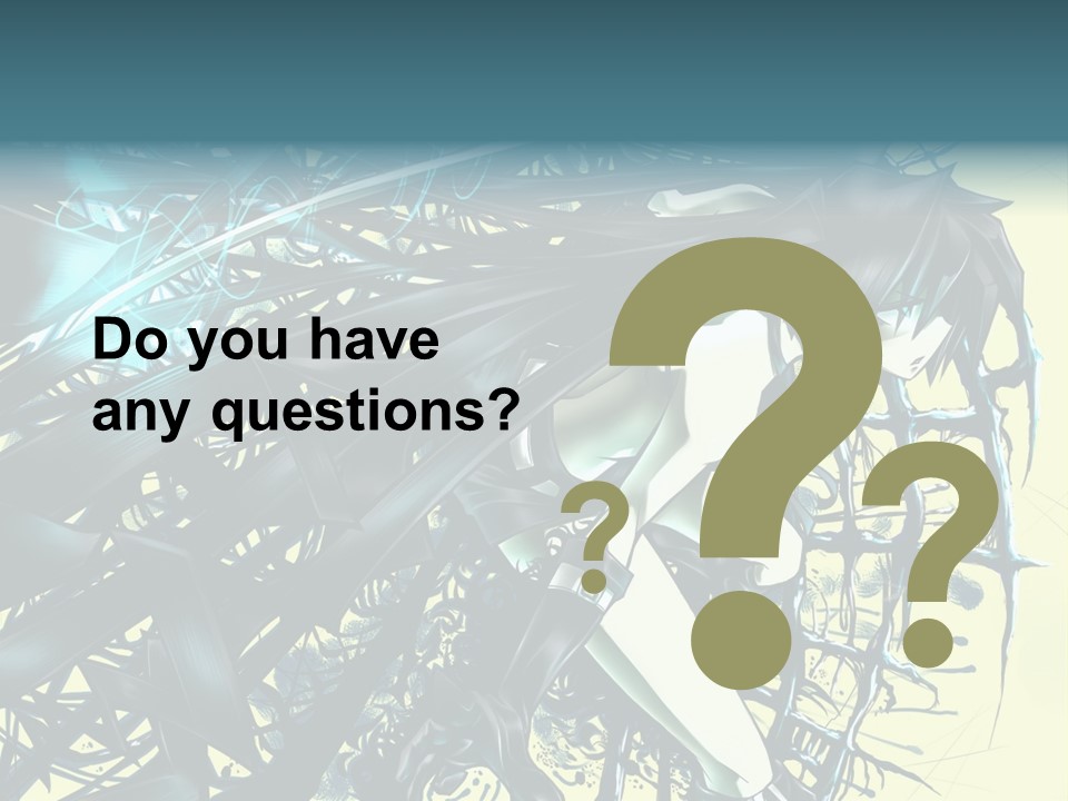 A Woman With Long Black Hair Holding A Sword PowerPoint Template