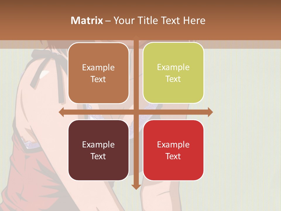 A Woman Sitting On The Ground With Her Legs Crossed PowerPoint Template