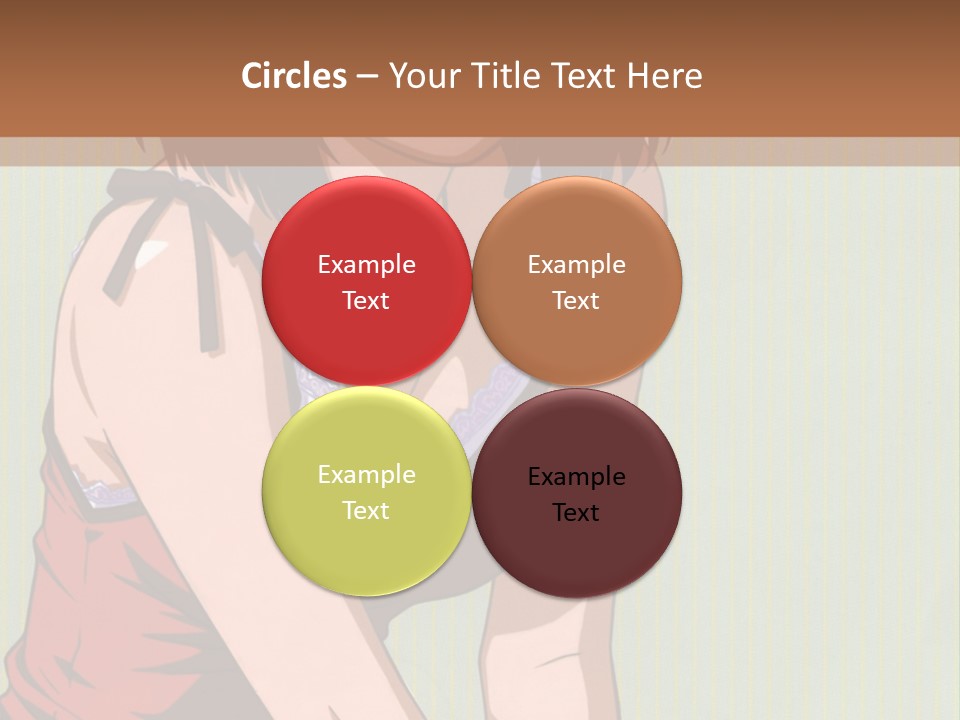 A Woman Sitting On The Ground With Her Legs Crossed PowerPoint Template