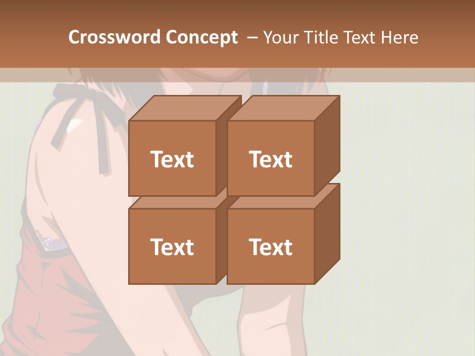 A Woman Sitting On The Ground With Her Legs Crossed PowerPoint Template