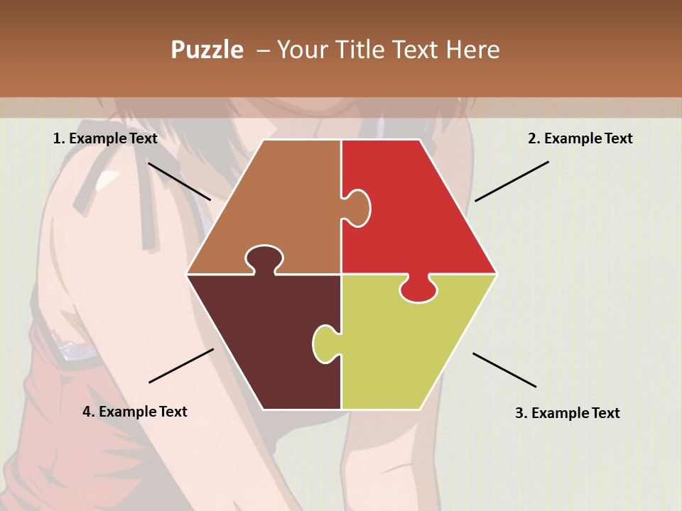 A Woman Sitting On The Ground With Her Legs Crossed PowerPoint Template