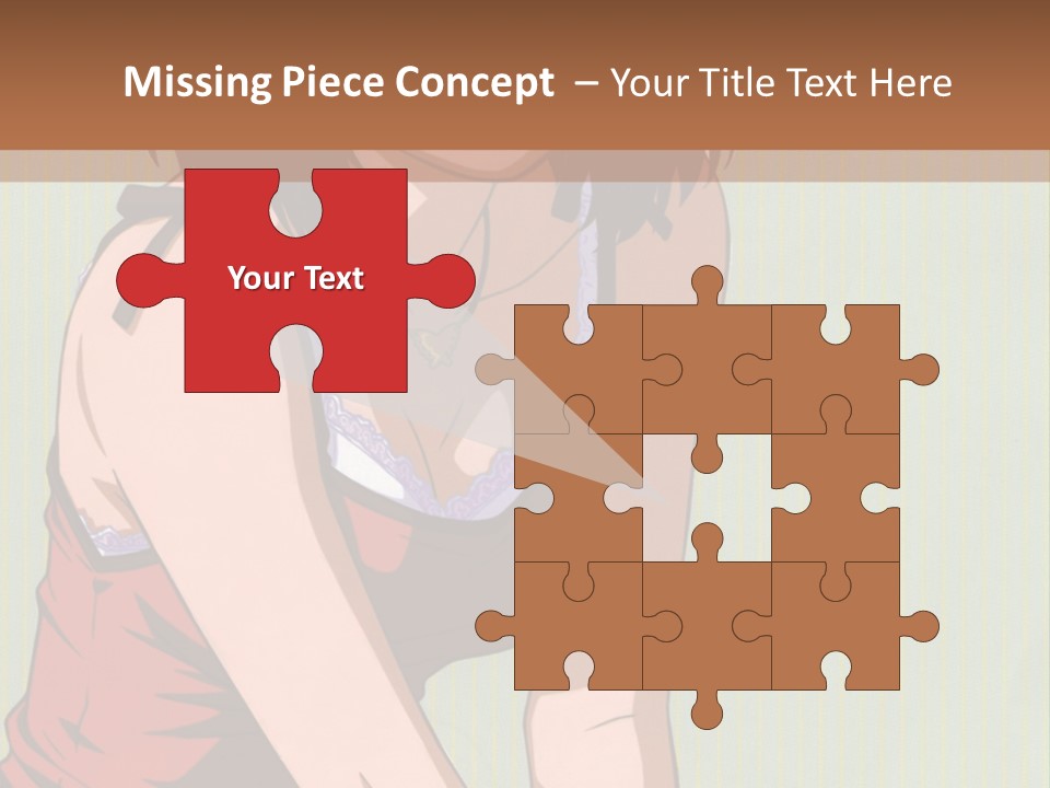 A Woman Sitting On The Ground With Her Legs Crossed PowerPoint Template