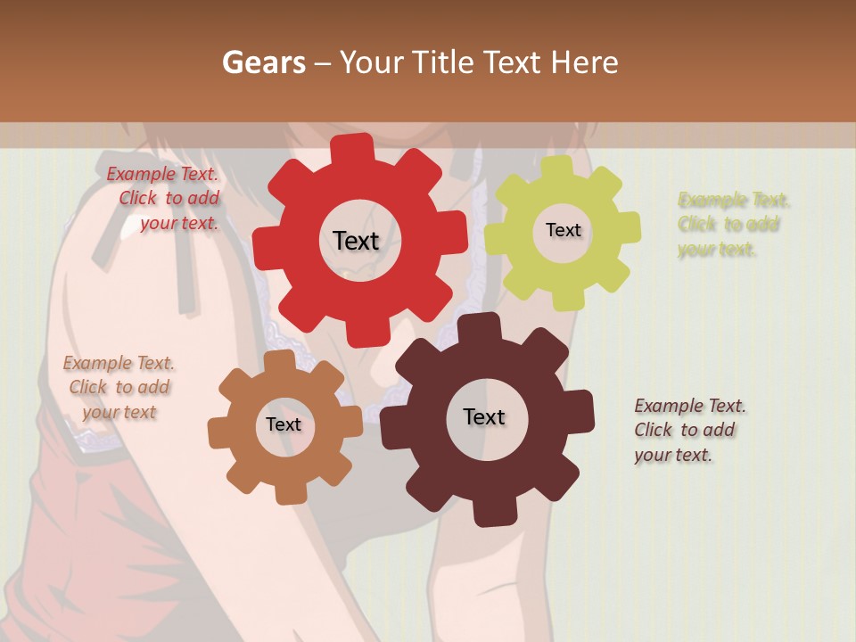 A Woman Sitting On The Ground With Her Legs Crossed PowerPoint Template