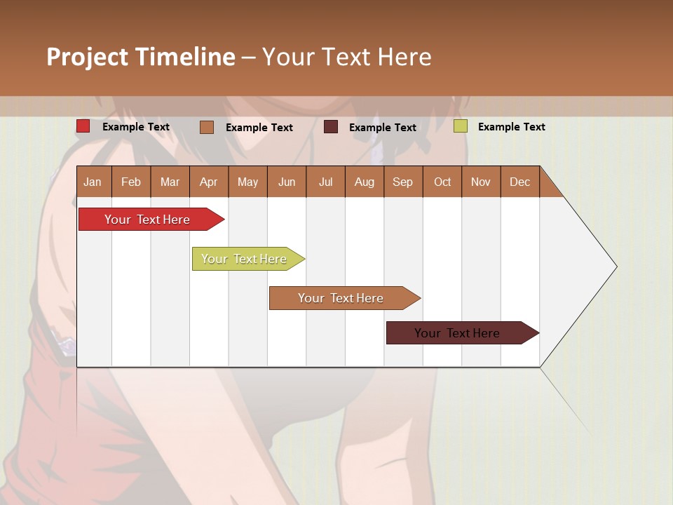 A Woman Sitting On The Ground With Her Legs Crossed PowerPoint Template