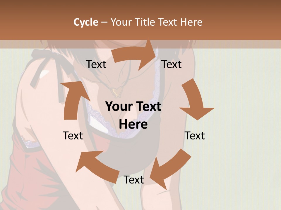 A Woman Sitting On The Ground With Her Legs Crossed PowerPoint Template