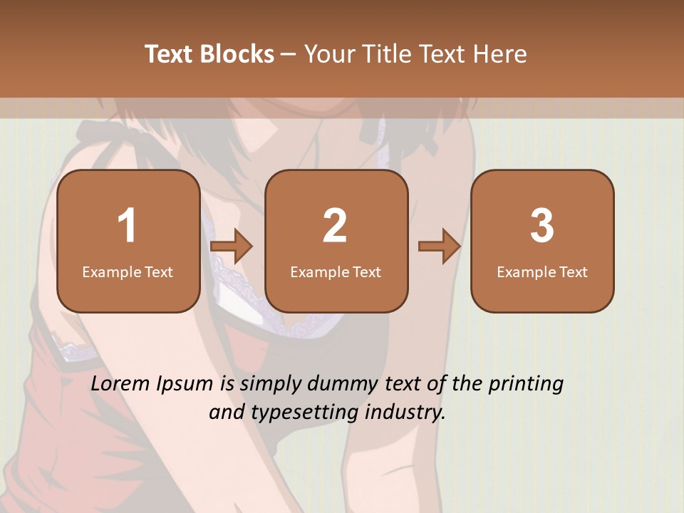 A Woman Sitting On The Ground With Her Legs Crossed PowerPoint Template