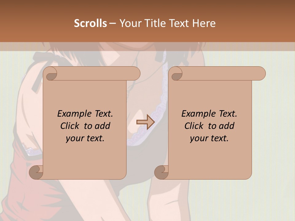 A Woman Sitting On The Ground With Her Legs Crossed PowerPoint Template