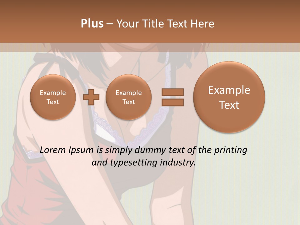 A Woman Sitting On The Ground With Her Legs Crossed PowerPoint Template