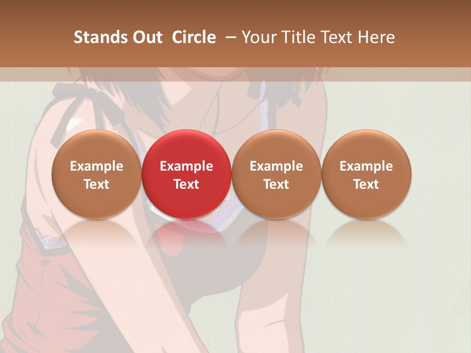 A Woman Sitting On The Ground With Her Legs Crossed PowerPoint Template