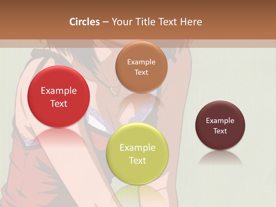 A Woman Sitting On The Ground With Her Legs Crossed PowerPoint Template