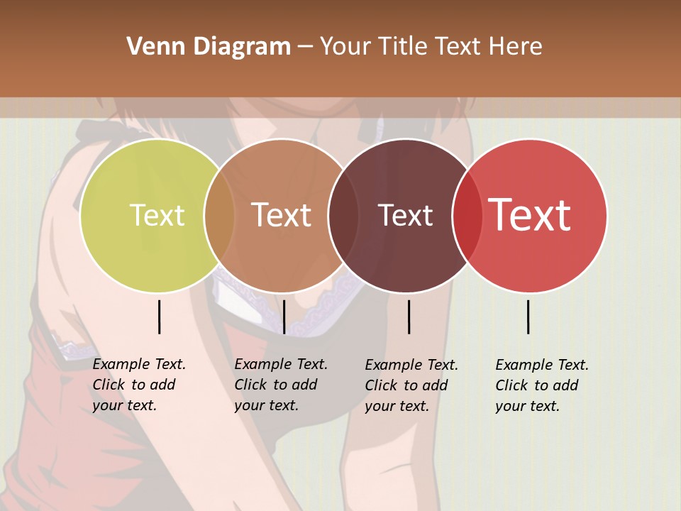 A Woman Sitting On The Ground With Her Legs Crossed PowerPoint Template