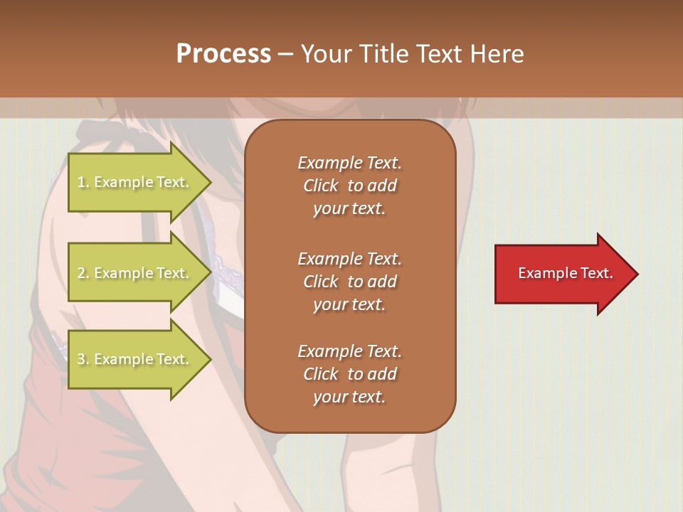 A Woman Sitting On The Ground With Her Legs Crossed PowerPoint Template