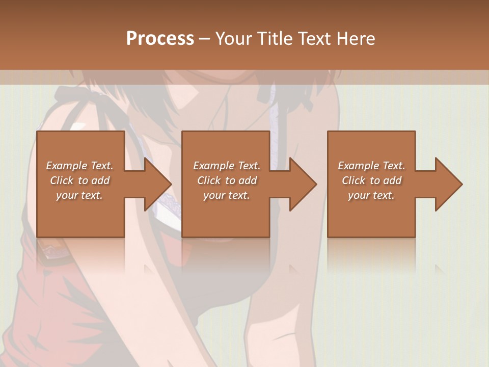 A Woman Sitting On The Ground With Her Legs Crossed PowerPoint Template