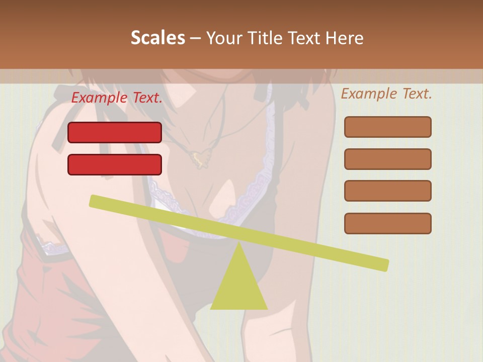 A Woman Sitting On The Ground With Her Legs Crossed PowerPoint Template