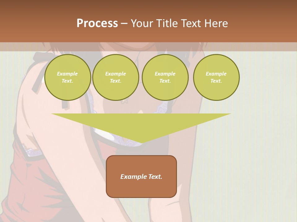 A Woman Sitting On The Ground With Her Legs Crossed PowerPoint Template