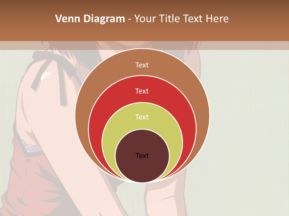 A Woman Sitting On The Ground With Her Legs Crossed PowerPoint Template