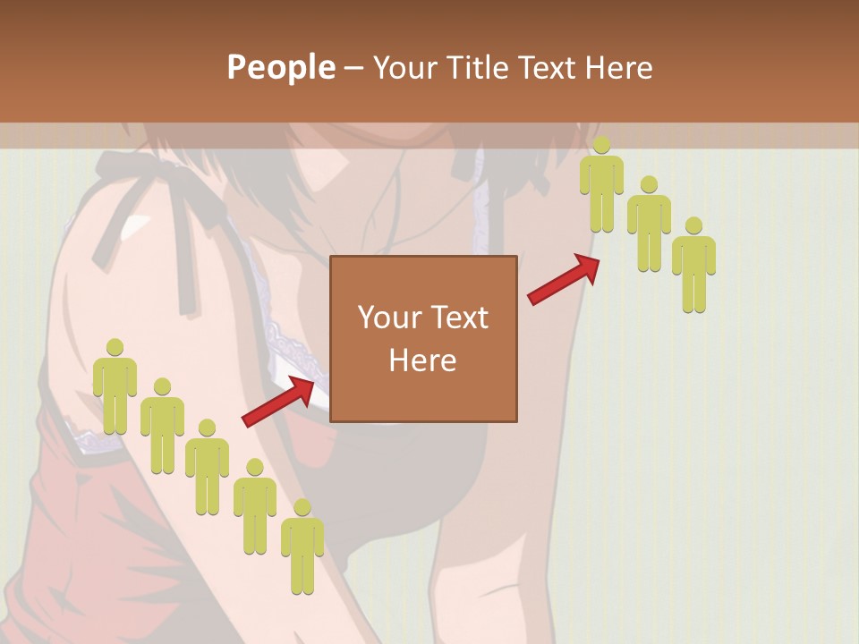 A Woman Sitting On The Ground With Her Legs Crossed PowerPoint Template