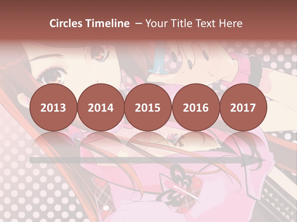 A Girl With Long Hair Holding A Pen In Her Hand PowerPoint Template