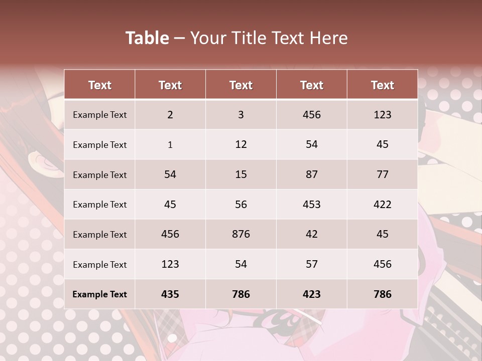 A Girl With Long Hair Holding A Pen In Her Hand PowerPoint Template