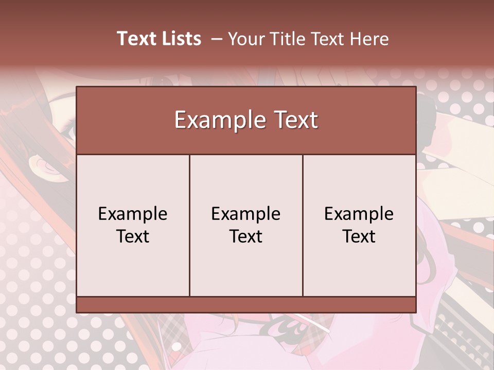 A Girl With Long Hair Holding A Pen In Her Hand PowerPoint Template