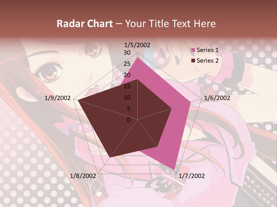 A Girl With Long Hair Holding A Pen In Her Hand PowerPoint Template