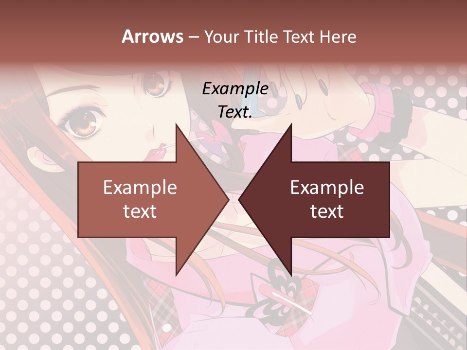 A Girl With Long Hair Holding A Pen In Her Hand PowerPoint Template