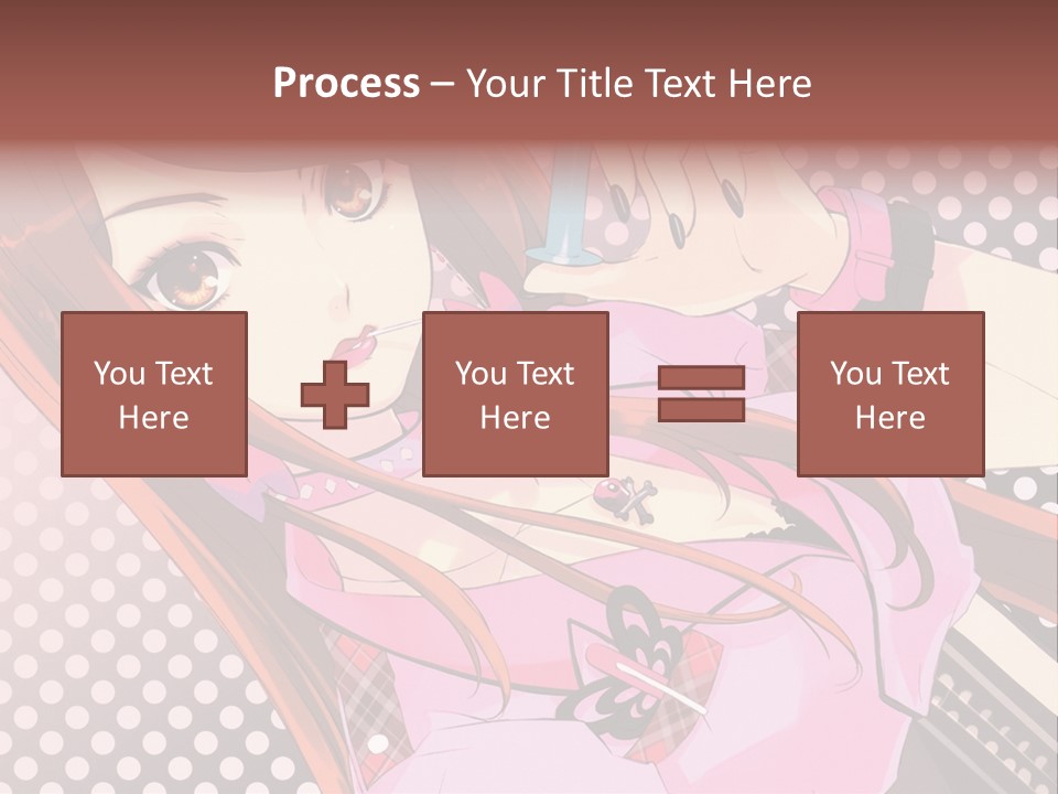 A Girl With Long Hair Holding A Pen In Her Hand PowerPoint Template