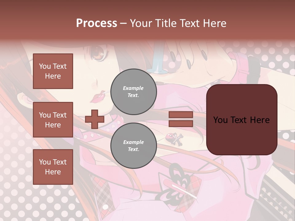 A Girl With Long Hair Holding A Pen In Her Hand PowerPoint Template