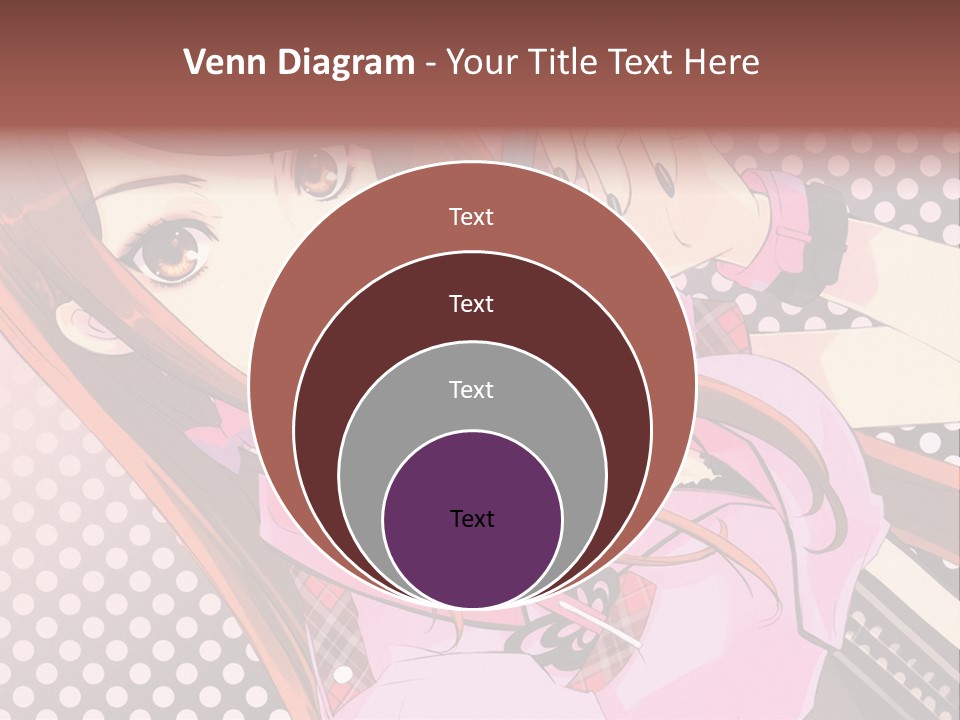 A Girl With Long Hair Holding A Pen In Her Hand PowerPoint Template