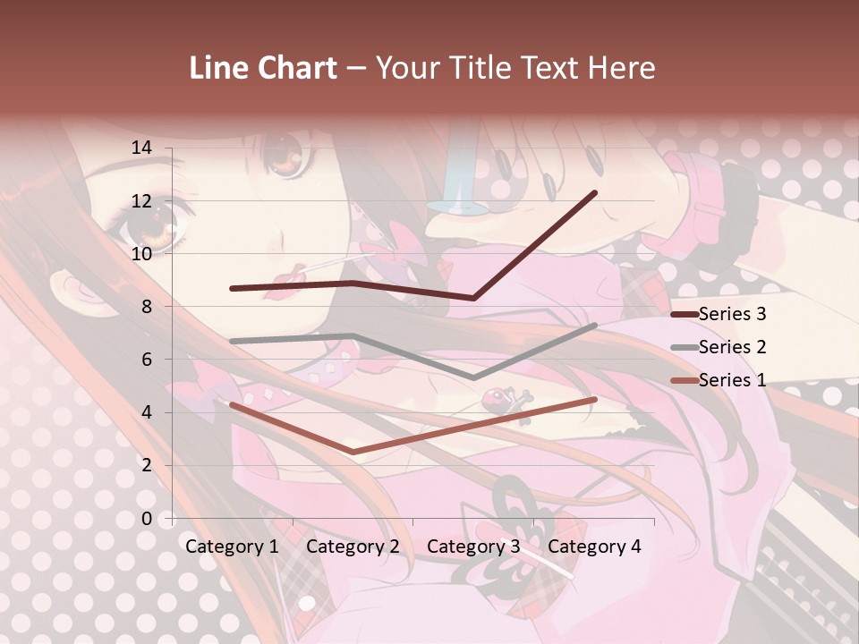 A Girl With Long Hair Holding A Pen In Her Hand PowerPoint Template