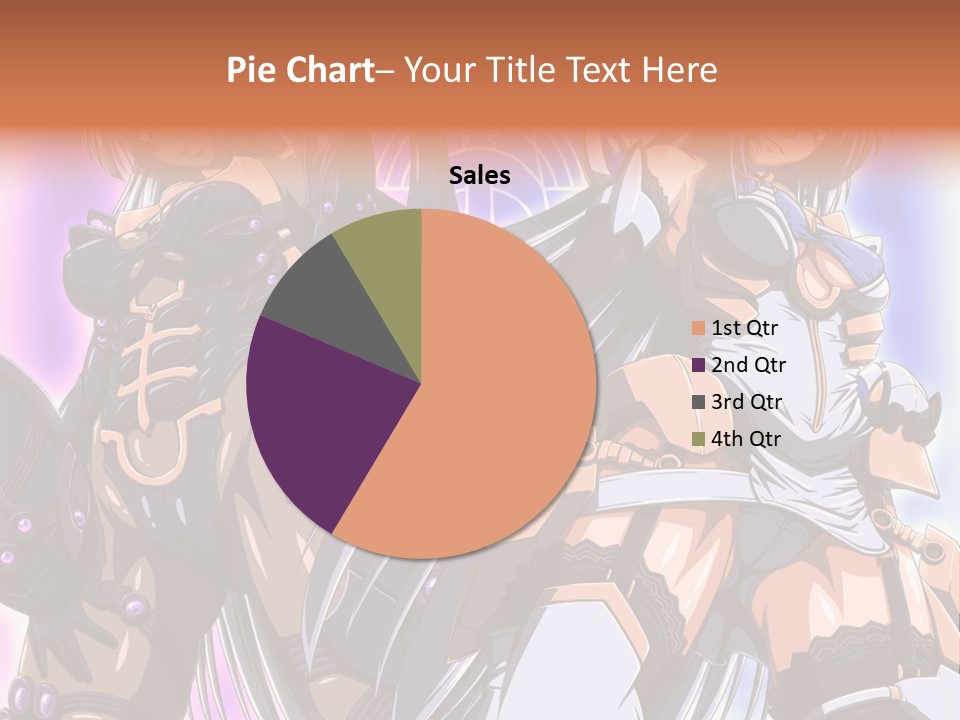 A Group Of Anime Characters Standing Next To Each Other PowerPoint Template