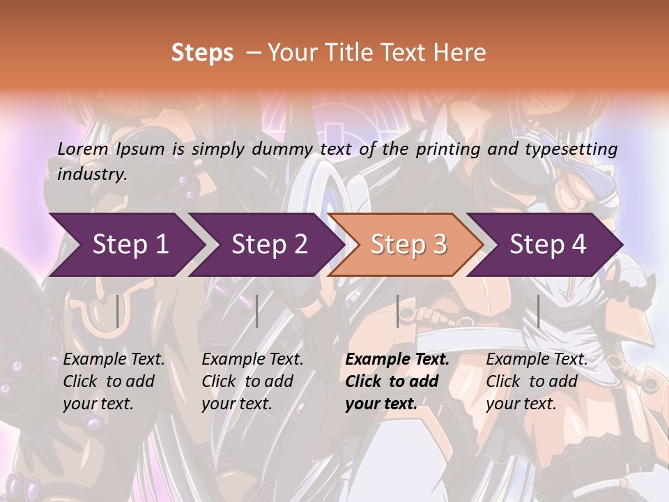 A Group Of Anime Characters Standing Next To Each Other PowerPoint Template