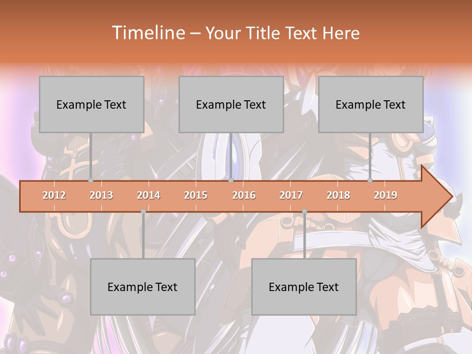 A Group Of Anime Characters Standing Next To Each Other PowerPoint Template