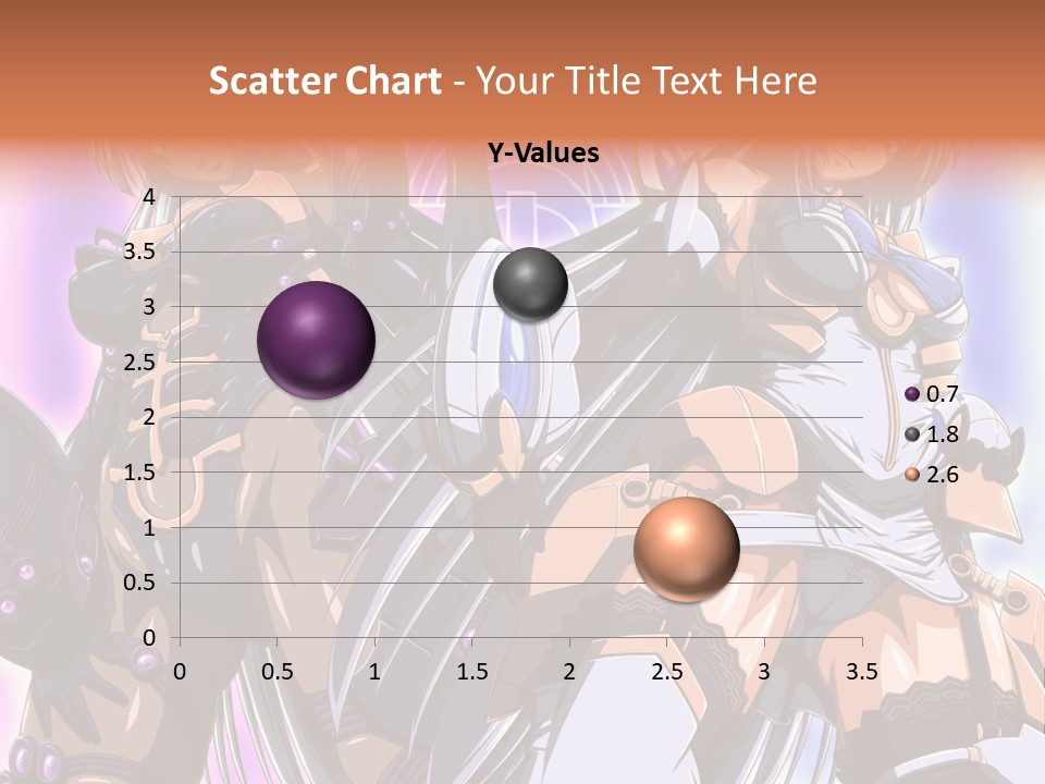 A Group Of Anime Characters Standing Next To Each Other PowerPoint Template